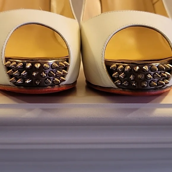 Christian Louboutin 120mm spiked heels 39.5. - Picture 9 of 15